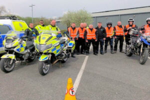 Garda BikeSafe Kilkenny start of Observed Ride